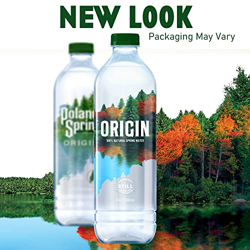 Poland Spring Origin, 100% Natural Spring Water, 900Ml Recycled