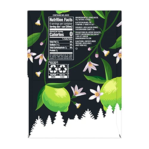 ORIGIN Sparkling Lime Flavored Spring Water, 12 Fl Oz, Aluminum ...