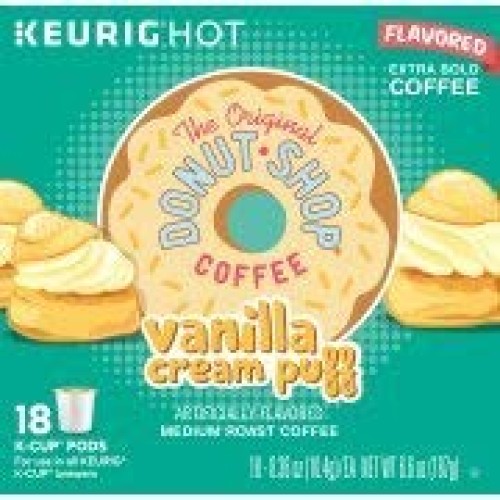 The Original Donut Shop Vanilla Cream Puff Keurig Single-Serve K