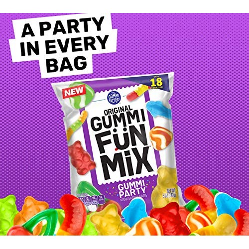 Original Gummi Fun Mix Gummy Candy Snacks Pack, Variety: Gummi,