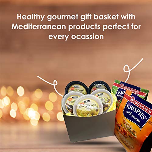 Exclusive Olives And Rusk Gourmet Gift Basket With An Amazing Se