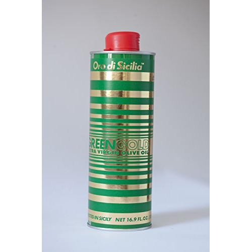Oro Di Sicilia Green Gold Extra Virgin Olive Oil, 16.9 Ounces