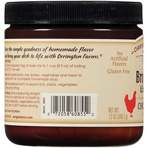 Orrington Farms Chicken Flavored Broth Base &Amp; Seasoning, 12-Ounc