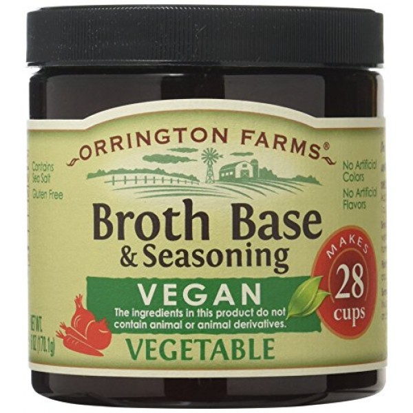 Orrington Farms Vegan Vegetable Broth Base &Amp; Seasoning, 6 Ounce