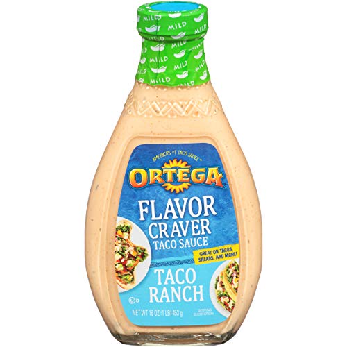 Ortega Flavor Craver Taco Sauce, Taco Ranch, 16 Oz