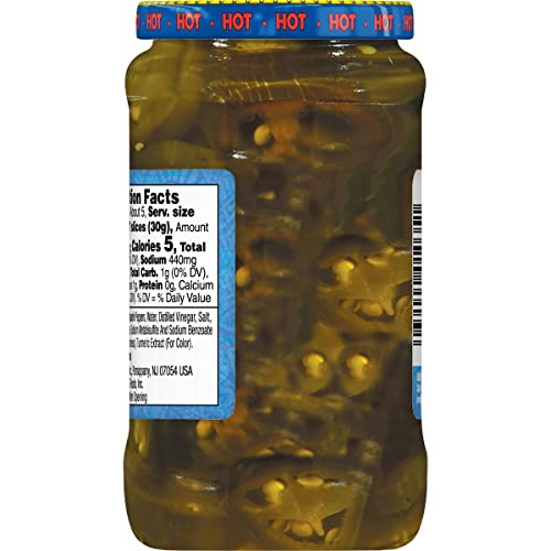 Ortega Peppers, Sliced Pickled Jalapeno, 12 Ounce Pack of 12