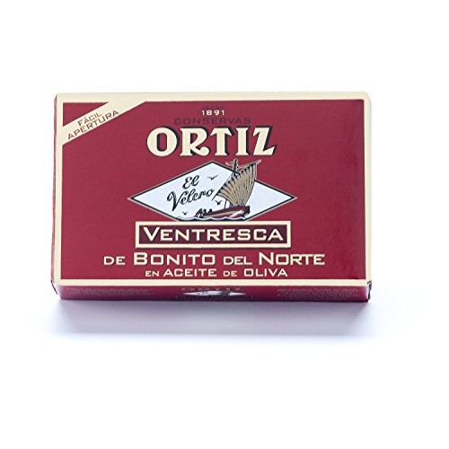 8 Pack Of Ortiz Ventresca White Tuna Belly In Oil