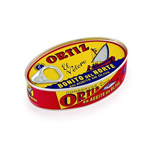 8 Pack Ortiz Bonito Del Norte Tuna In Olive Oil 3.95 Oz Oval Tin