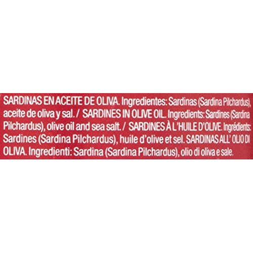 Ortiz Spanish Sardines A La Antiqua Old Style Skin On 6.7 Oz. Jar