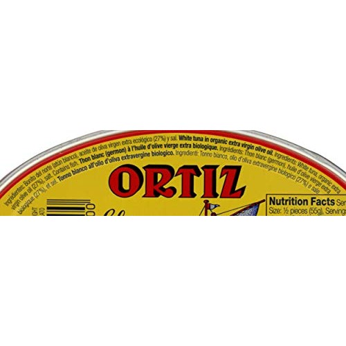 Ortiz, Tuna White In Xv Olive Oil Oval Tin, 112 Gram