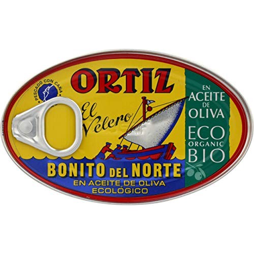 Ortiz, Tuna White In Xv Olive Oil Oval Tin, 112 Gram