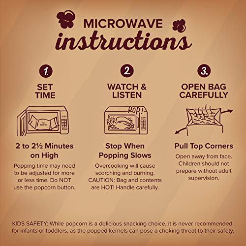 Orville Redenbachers Naturals Simply Salted Microwave Popcorn,