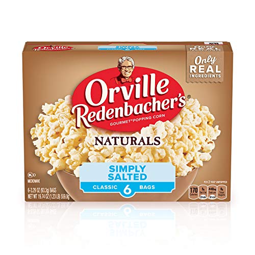 Orville Redenbachers Naturals Simply Salted Microwave Popcorn,