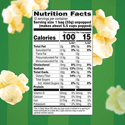 Orville Redenbachers Smartpop! Butter Popcorn, 1.16 Ounce Singl