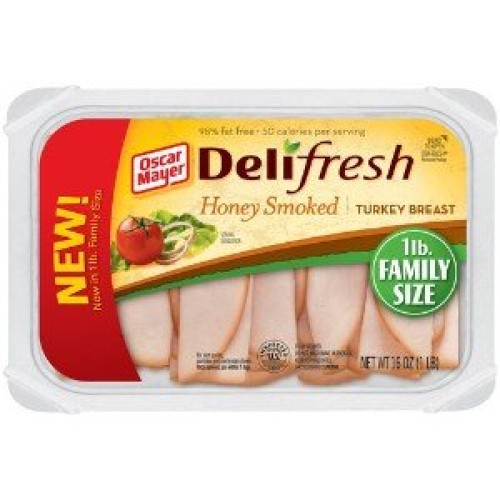 Oscar Mayer Lunch Meat Cold Cuts Deli Fresh Honey Smoked Turkey