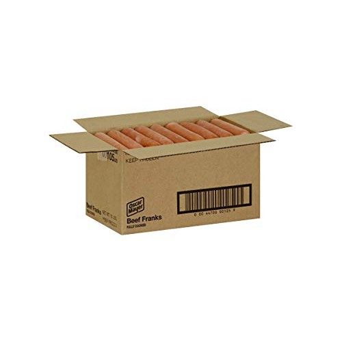 Kraft Frozen Oscar Mayer Beef Frank - Hot Dog, 10 Pound -- 1 each.