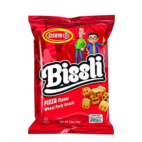Bissli Pizza Flavored Crunchy Wheat Snack Perfect Lunch Snack Fo