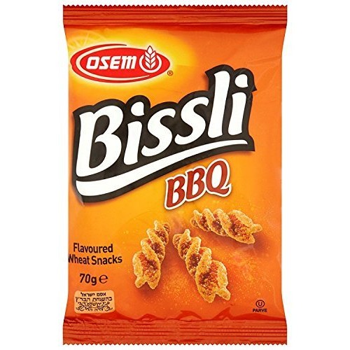 Osem Bissli BBQ Flavored Crunchy Wheat Snack -No Food Coloring o...