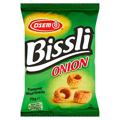 Osem Bissli Onion Flavored Crunchy Wheat Snack -No Food Coloring...