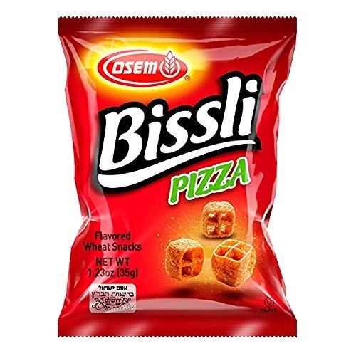 Osem Bissli Pizza Flavored Crunchy Wheat Snack -No Food Coloring...