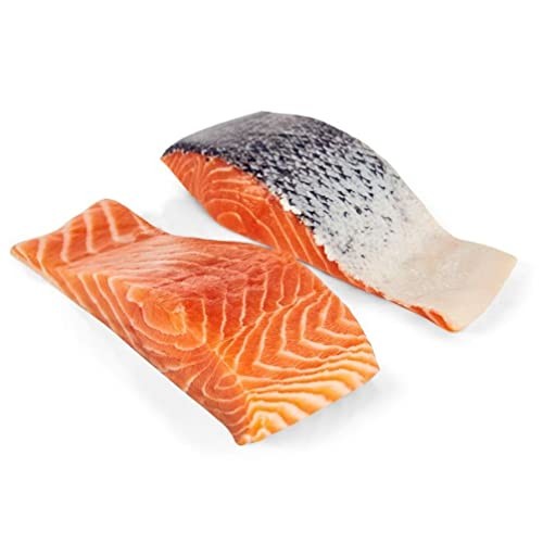 Oshēn Brand - Atlantic Salmon - 8oz Fresh Fillet Skin-on Portion...