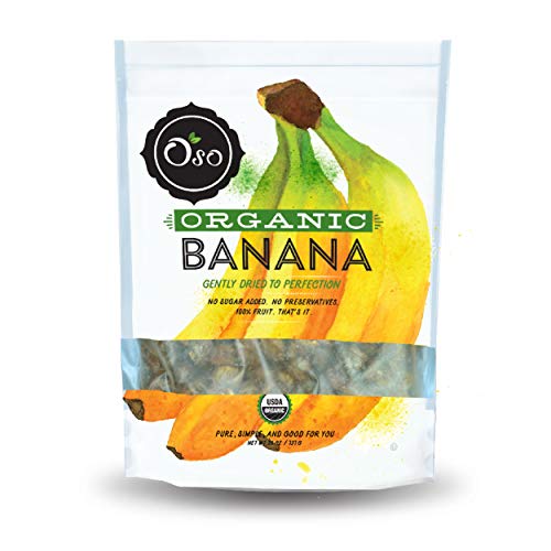 Oso Snacks Organic Dried Banana Bites - Dark And Sweet - No Adde