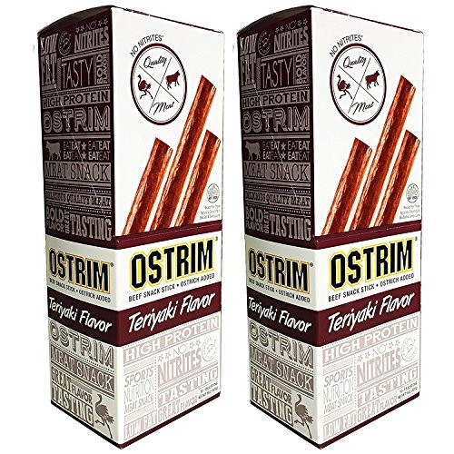 Ostrim Beef &Amp; Ostrich Meat Snack Stick - Teriyaki - 1.5 Ounce P
