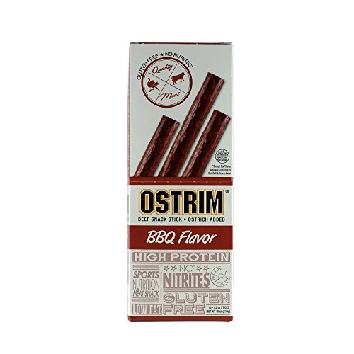 Ostrim Beef &Amp; Ostrich Snack Stick, Barbecue - 1.5 Ounce Pack Of