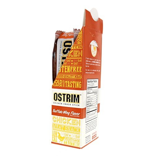 Ostrim Chicken Snack Stick Buffalo Wing Flavor High Protein 2 P