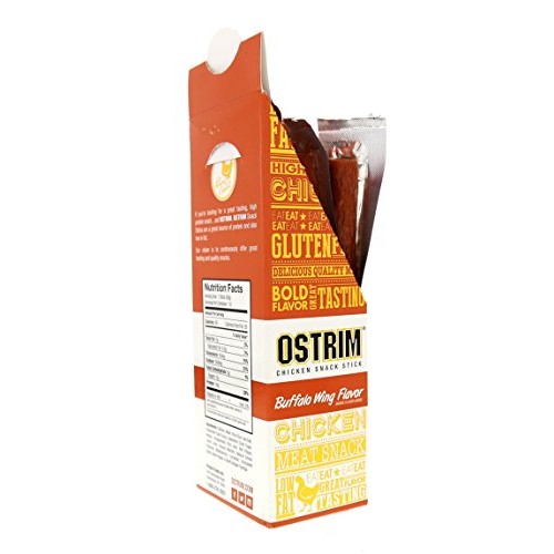 Ostrim Chicken Snack Stick Buffalo Wing Flavor High Protein 2 P