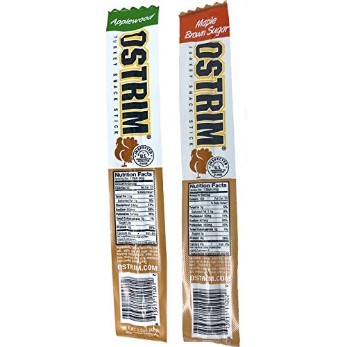 Ostrim Turkey Meat Snack Sticks - Maple Brown Sugar &Amp; Applewood