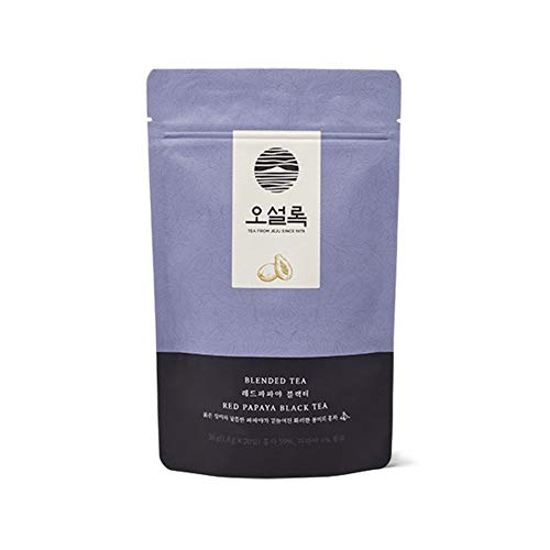 Osulloc Blended Tea Red Papaya Black Tea 20 Pyramid Tea Bags 18G