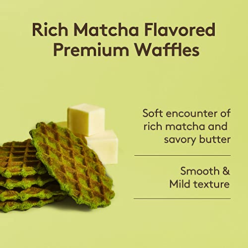OSULLOC Green Tea Waffles 3.52oz, 100g | Korean Matcha Flavore...