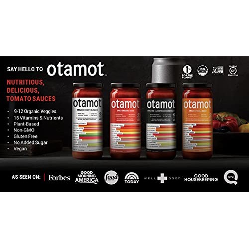 Otamot Organic Essential Sauce 4 Pack 10 Organic Veggies, No S