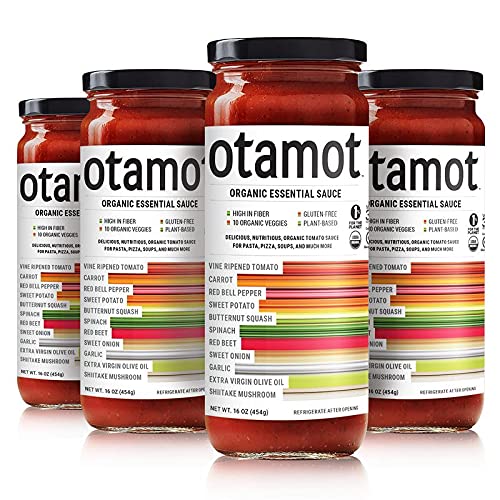 Otamot Organic Essential Sauce 4 Pack 10 Organic Veggies, No S