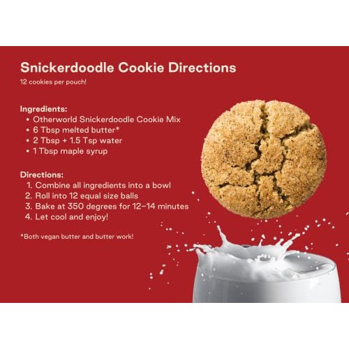 Otherworld Snickerdoodle Gluten-Free Vegan Cookie Mix - Deliciou...
