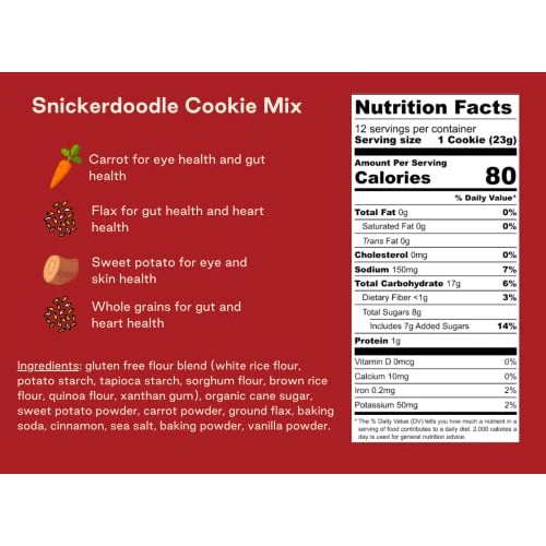 Otherworld Snickerdoodle Gluten-Free Vegan Cookie Mix - Deliciou...