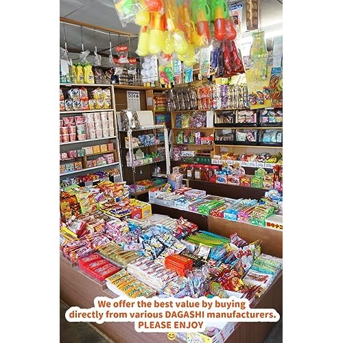 Japanese Snacks Assortment 40pcs, Full of Dagashi, Candy, Gummy,...