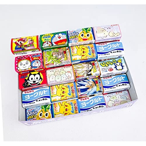 Japanese Various Bubble Chewing Gum Assorted Set, 60 Pieces,12.7...