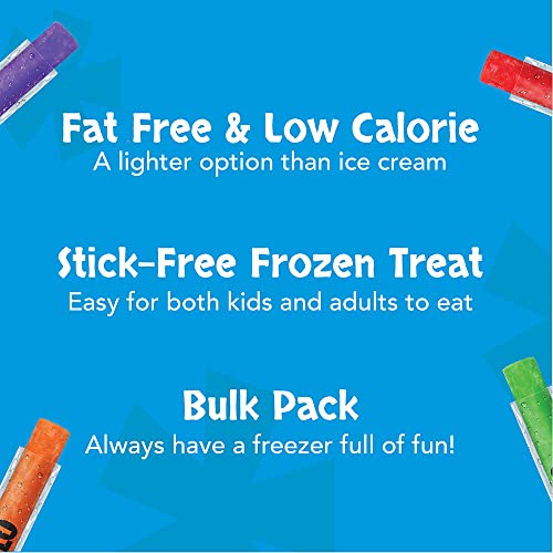 Otter Pops Freezer Ice Bars, Fat Free Ice Pops, Original Flavors...