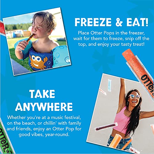 Otter Pops Freezer Ice Bars, Fat Free Ice Pops, Original Flavors...