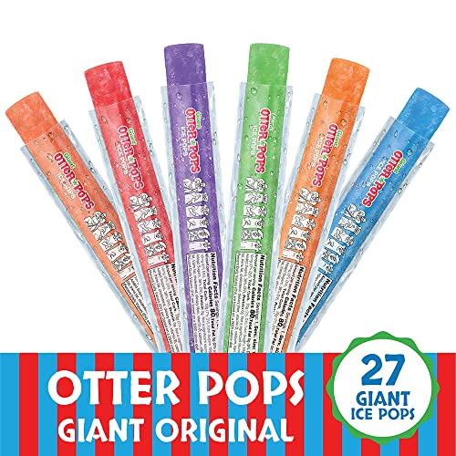 Otter Pops, Giant Original 5.5oz, 27 Ice Pops, Six Zippy Flavors Otter Pops, Giant Original 5.5oz, 27 Ice Pops, Six Zippy Flavors