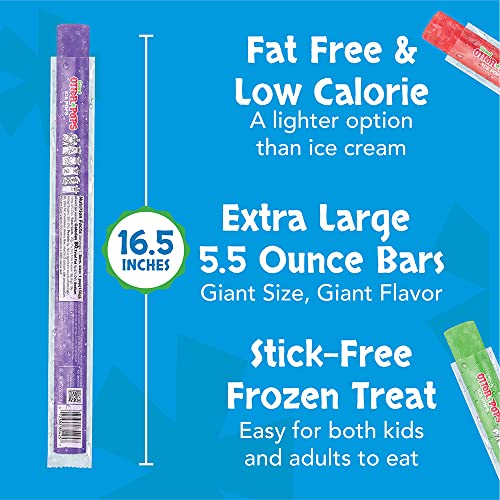 Otter Pops, Giant Original 5.5oz, 27 Ice Pops, Six Zippy Flavors Otter Pops, Giant Original 5.5oz, 27 Ice Pops, Six Zippy Flavors