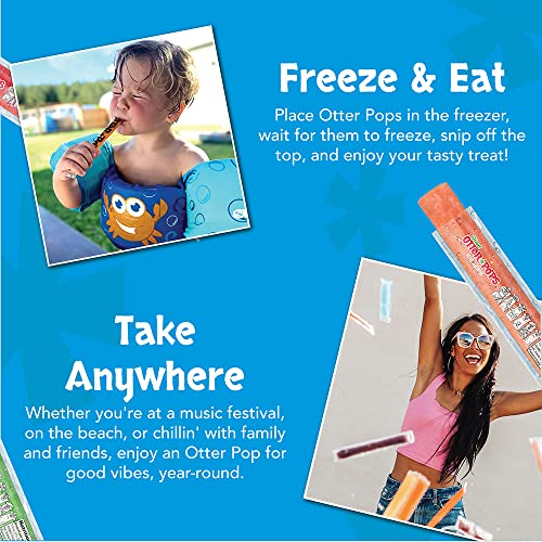 Otter Pops, Giant Original 5.5oz, 27 Ice Pops, Six Zippy Flavors Otter Pops, Giant Original 5.5oz, 27 Ice Pops, Six Zippy Flavors