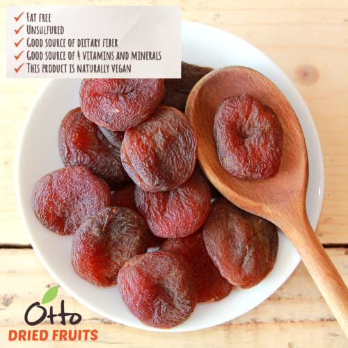 Otto Sun Dried Turkish Apricots, Non-GMO Snack, Naturally Vegan ...