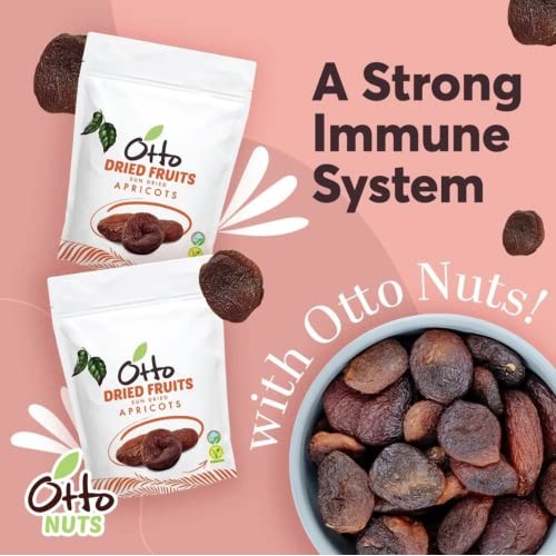 Otto Sun Dried Turkish Apricots, Non-GMO Snack, Naturally Vegan ...
