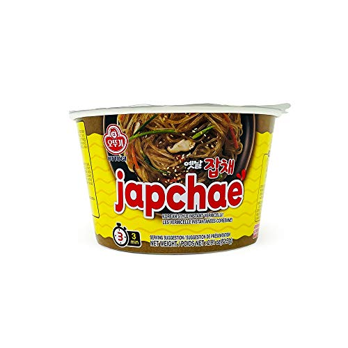 Ottogi Japchae Noodle Bowl 2.91Oz, Pack Of 2.오뚜기 옛날 잡채 8