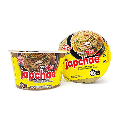 Ottogi Japchae Noodle Bowl 2.91Oz, Pack Of 2.오뚜기 옛날 잡채 8