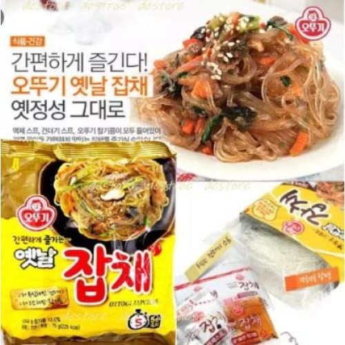Ottogi Jabchae Vermicelli Noodle 73G -Japchae Is A Popular K