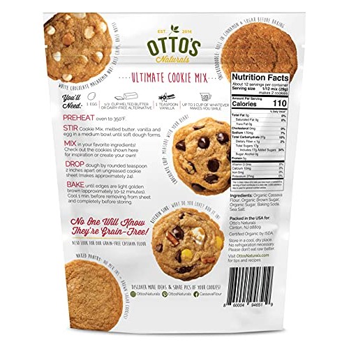 Otto’S Naturals Grain-Free Ultimate Cookie Mix, Made With Organi